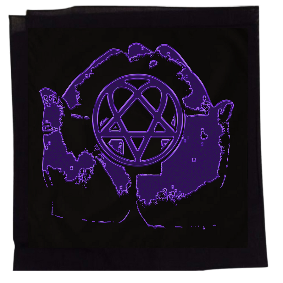 Psychworld x Bam 2024 Black / Purple Bandana